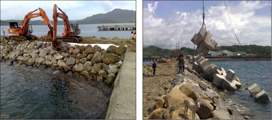 Breakwater Construction – Port Irene — Sta. Ana, Cagayan, Philippines