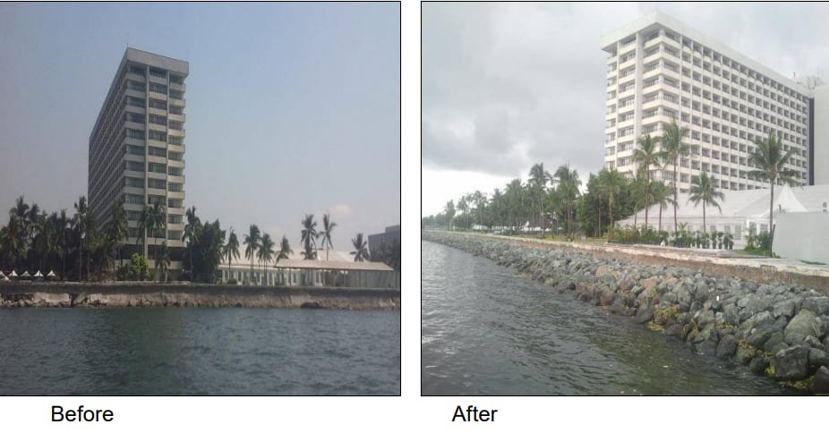Hotel Sofitel Sea Wall Rehabilitation — Pasay City, Philippines